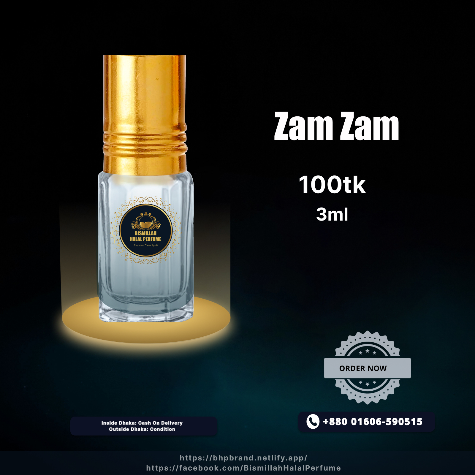 Bismillah halal perfume - BHP Zam Zam